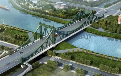 【经营快讯】cq9电子入口集团钢构分公司中标南京大跨度钢桥梁项目