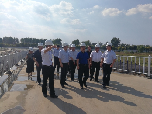 【领导关怀】安徽灵璧县政府莅临cq9电子入口集团灵璧县公共设施PPP项目观摩指导